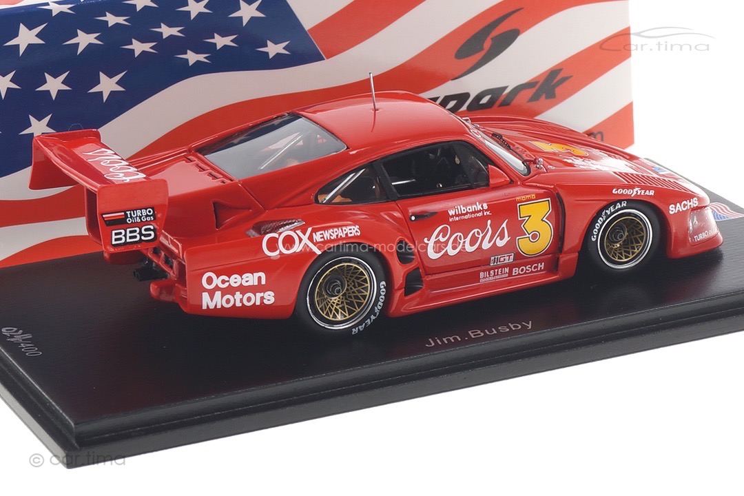 Porsche 935 Sears Point 1980 Jim Busby Spark 1:43 US095 Porsche 935 Sears Point 1980 Jim Busby Spark 1:43 US095