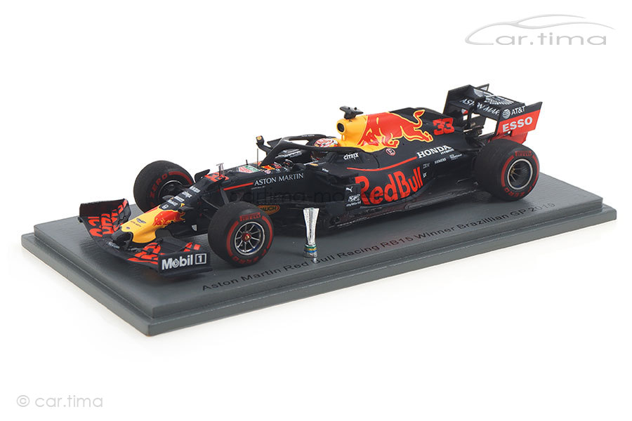 Aston Martin Red Bull RB15 Winner GP Brazil 2019 Max Verstappen Spark 1:43 S6046 Aston Martin Red Bull RB15 Winner GP Brazil 2019 Max Verstappen Spark 1:43 S6046