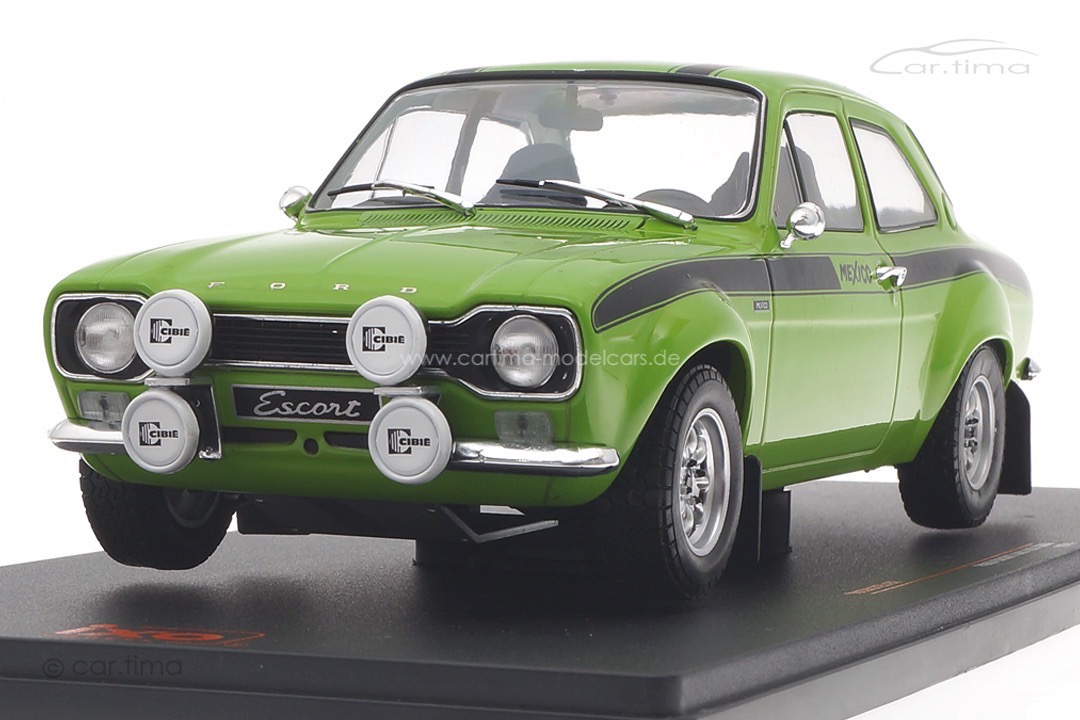 Ford Escort MK1 RS 1600 Mexico 1974 hellgrün IXO Models 1:18 18CMC125.22 Ford Escort MK1 RS 1600 Mexico 1974 hellgrün IXO Models 1:18 18CMC125.22