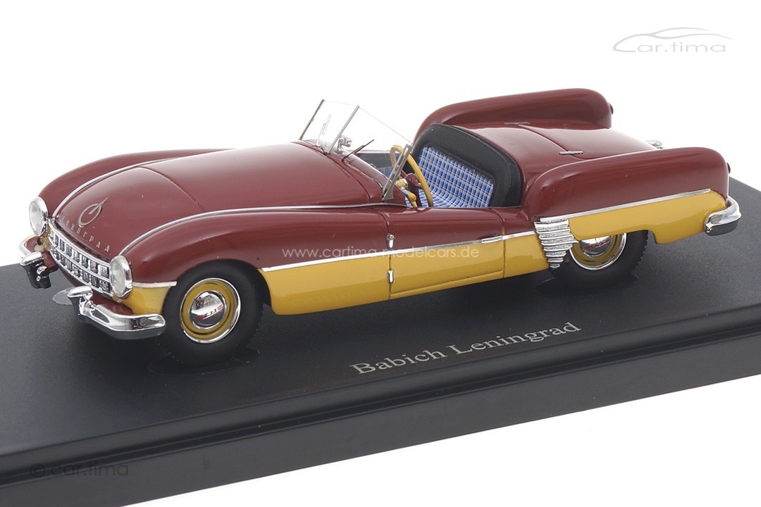 Babich Leningrad 1956 dunkelrot/gelb autocult 1:43 06050 Babich Leningrad 1956 dunkelrot/gelb autocult 1:43 06050