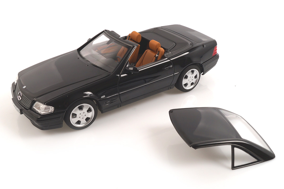 Mercedes-Benz SL 500 1999 schwarz Norev 1:18 183750 Mercedes-Benz SL 500 1999 schwarz Norev 1:18 183750