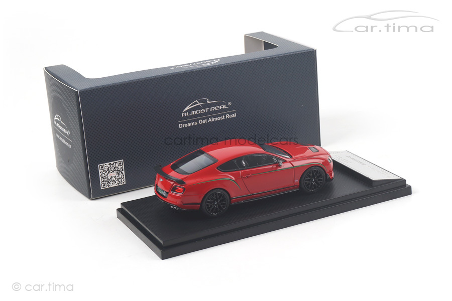 Bentley GT3-R St. James Red China Edition Almost Real 1:43 430402