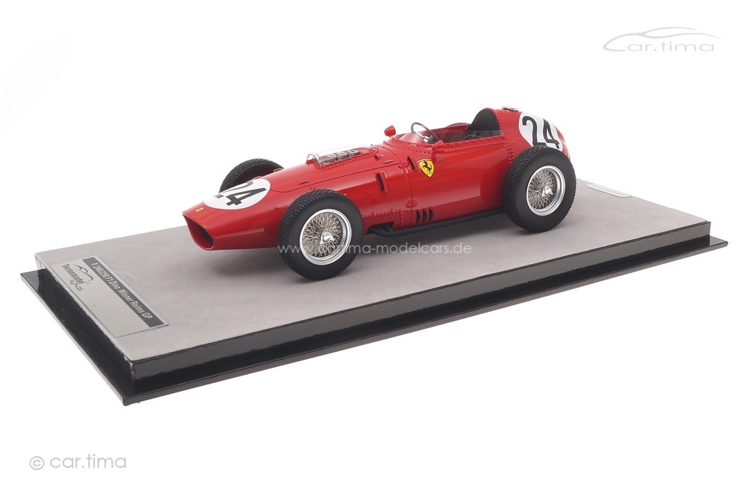 Ferrari Dino 246/256 F1 Winner GP Frankreich Reims 1959 Tony Brooks Tecnomodel 1:18 TM18-244B Ferrari Dino 246/256 F1 Winner GP Frankreich Reims 1959 Tony Brooks Tecnomodel 1:18 TM18-244B