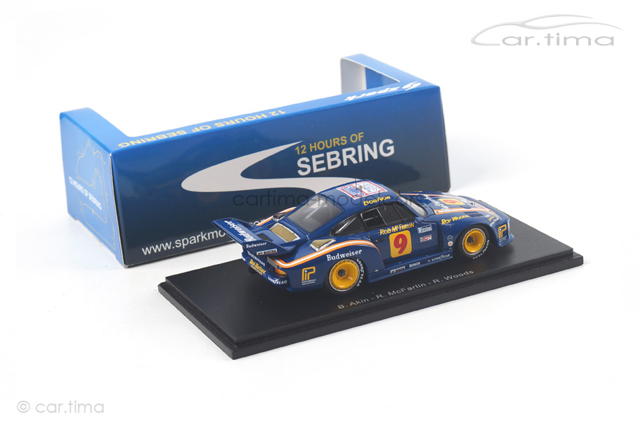 Porsche 935 Winner 12h Sebring 1979 Akin/McFarlin/Woods Spark 1:43 43SE79 Porsche 935 Winner 12h Sebring 1979 Akin/McFarlin/Woods Spark 1:43 43SE79