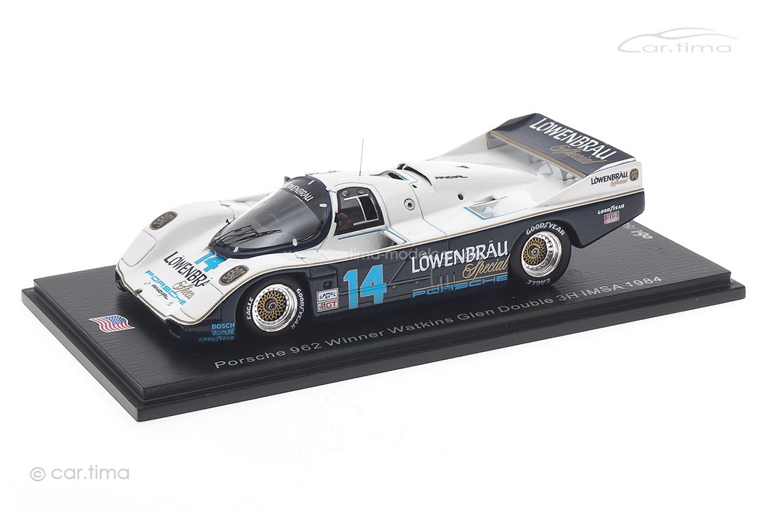 Porsche 962 IMSA 1985 Adams/Bell/Holbert Spark 1:43 US174 Porsche 962 IMSA 1985 Adams/Bell/Holbert Spark 1:43 US174