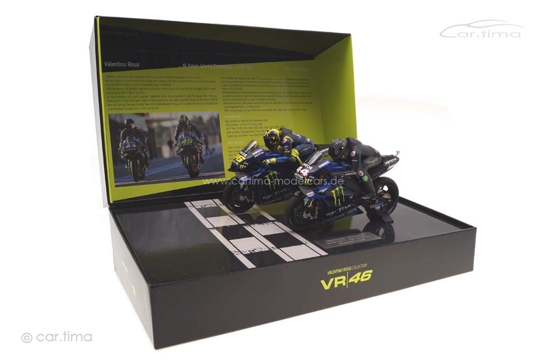 Set Yamaha YZR-M1 Test Valencia 2019 Hamilton/Rossi Minichamps 1:12 122194446