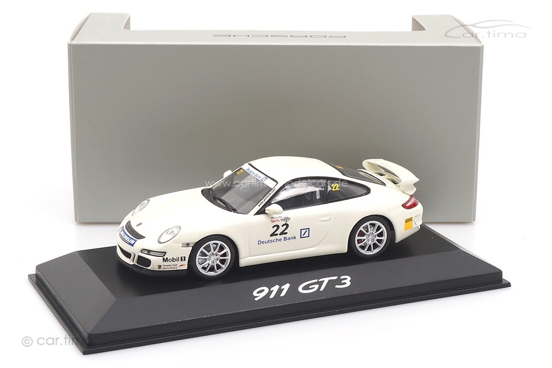 Porsche 911 (997) GT3 Deutsche Bank Minichamps 1:43 WAP02012018DB