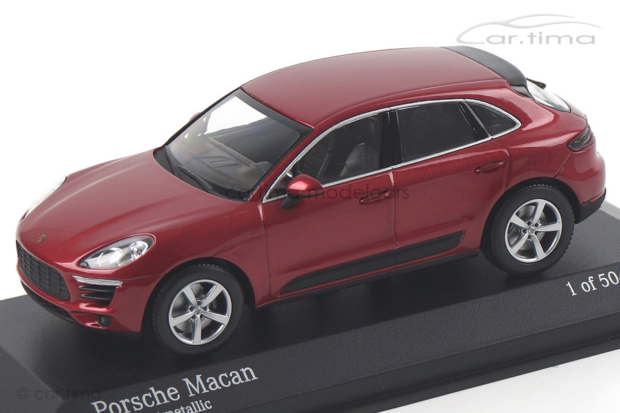 Porsche Macan 2013 Impulsrotmet. Minichamps 1:43 410062600