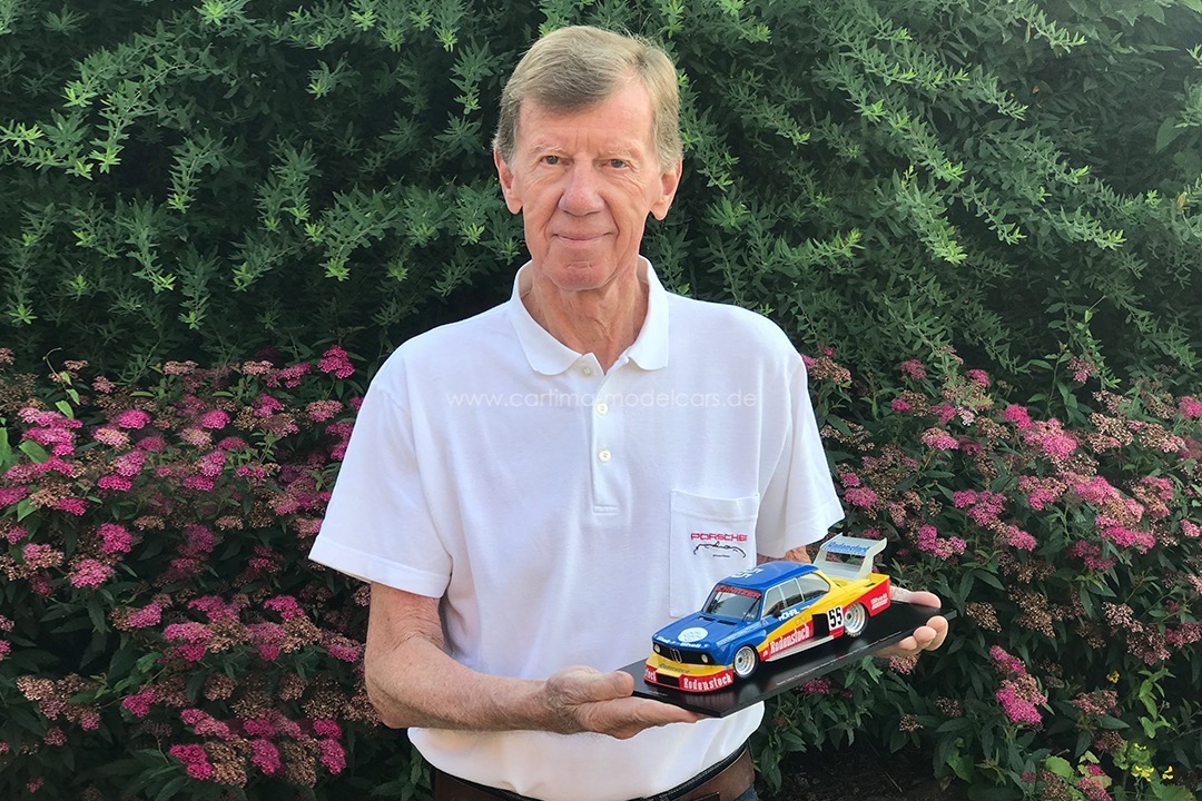 BMW 2002 Turbo Schnitzer DRM Norisring 1977 Originalsignatur Walter Röhrl Spark 1:18 CA-MAD-003-SIG