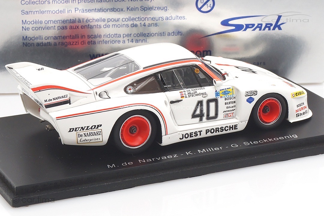 Porsche 935 24h Le Mans 1981 de Narvaez/Miller/Steckkönig Spark 1:43 S2025