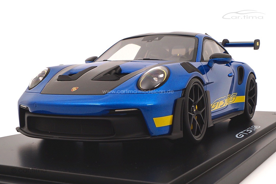 Porsche 911 (992) GT3 RS Sonderwunsch Saphirblau Spark 1:18 MAP05870024