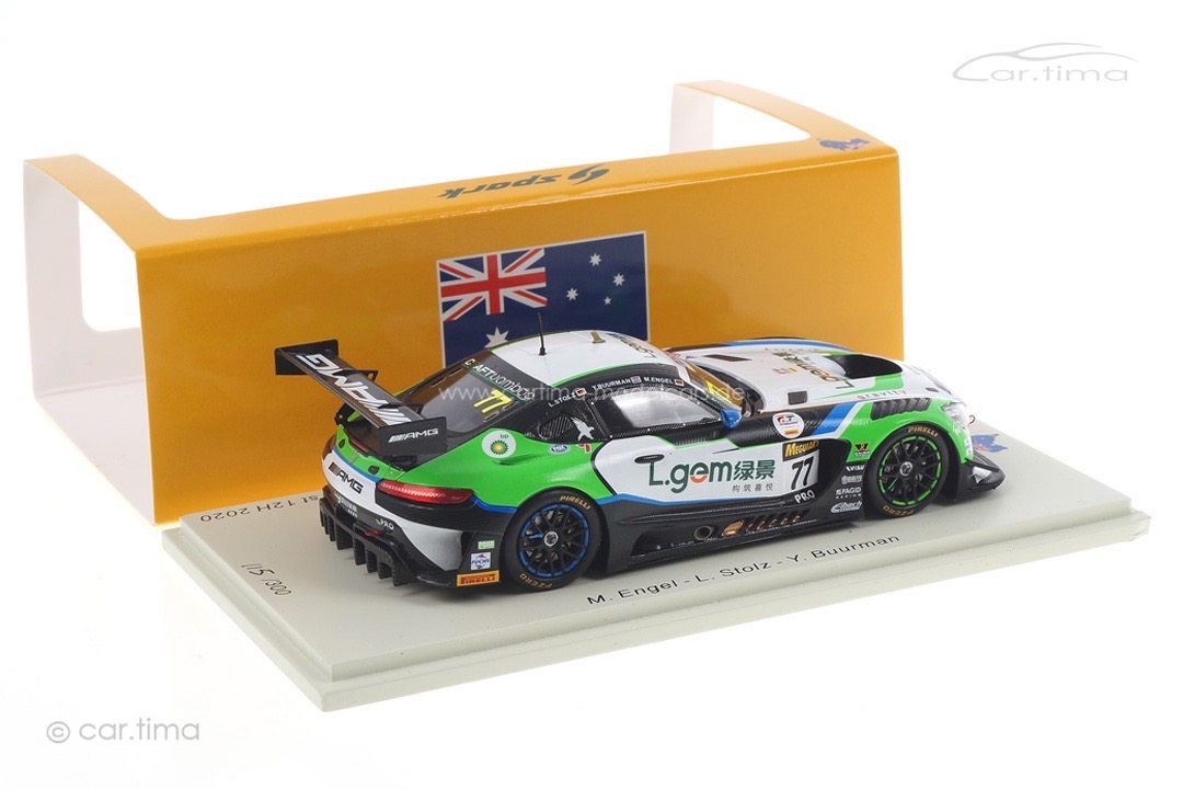 Mercedes-AMG GT3 12h Bathurst 2020 Buurman/Engel/Stolz Spark 1:43 AS052 Mercedes-AMG GT3 12h Bathurst 2020 Buurman/Engel/Stolz Spark 1:43 AS052
