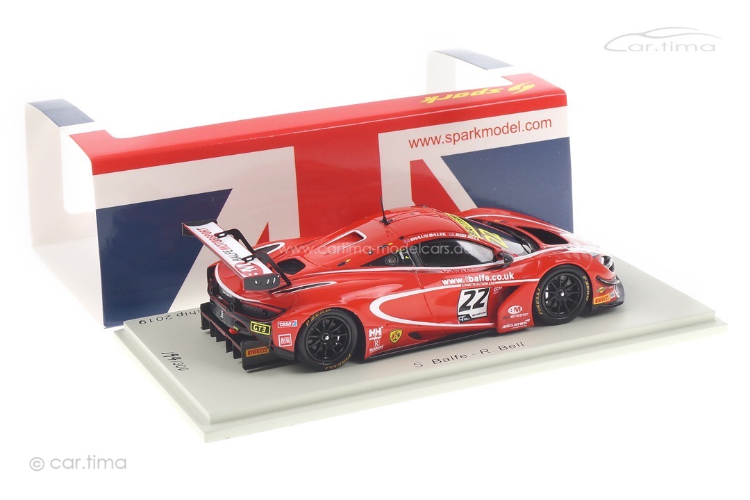 McLaren 720S GT3 British GT Championship 2019 Balfe/Bell Spark 1:43 UK005 McLaren 720S GT3 British GT Championship 2019 Balfe/Bell Spark 1:43 UK005