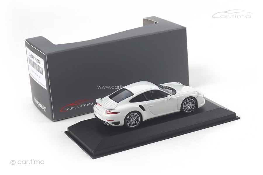 Porsche 911 (991) Turbo Weiß/Interieur schwarz Turbo Set Minichamps 1:43 CA04316058