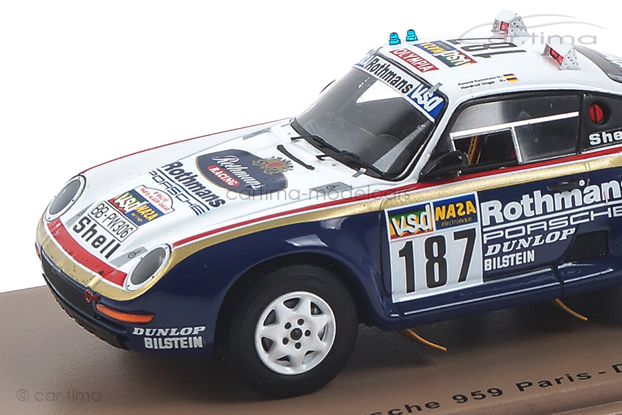 Porsche 959 Rallye Paris-Dakar 1986 Kussmaul/Unger Spark 1:43 S7816 Porsche 959 Rallye Paris-Dakar 1986 Kussmaul/Unger Spark 1:43 S7816