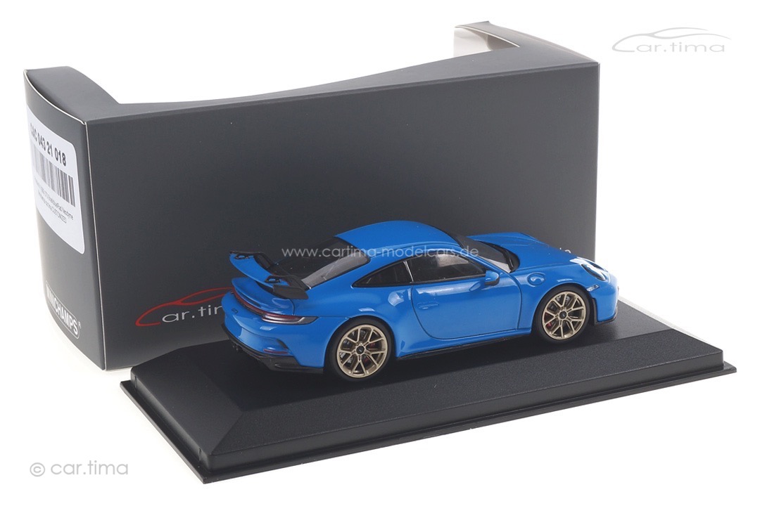 Porsche 911 (992) GT3 Sharkblue/Rad Neodyme Minichamps car.tima CUSTOMIZED CAC04321018