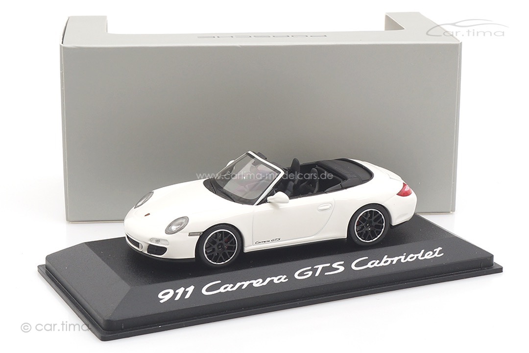 Porsche 911 (997 II) Carrera GTS Cabriolet Carraraweiß Minichamps 1:43 WAP0200210B
