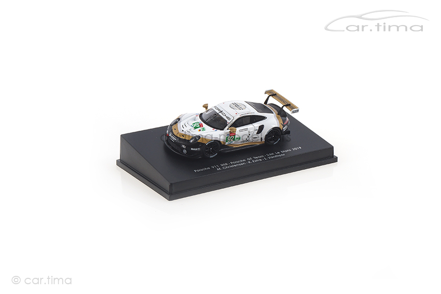 Porsche 911 RSR 24h Le Mans 2019 Christensen/Estre/Vanthoor Spark 1:87 87S151
