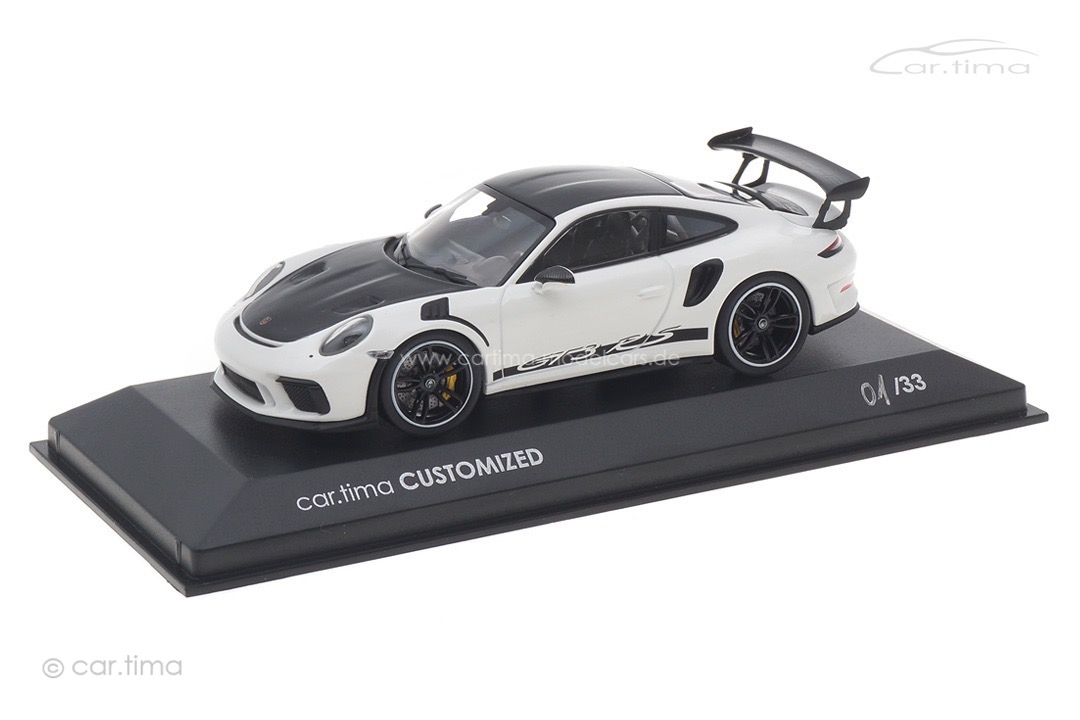 Porsche 911 GT3 RS "Bespoke" mit TECHART Formula IV Race Minichamps car.tima CUSTOMIZED 1:43