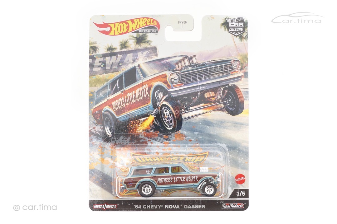 Drag Strip Premium 5 Car-Set Real Riders Car Culture Hot Wheels 1:64 HCJ88-9796 Drag Strip Premium 5 Car-Set Real Riders Car Culture Hot Wheels 1:64 HCJ88-9796