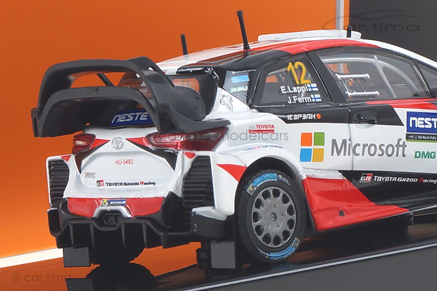 Toyota Yaris WRC Rallye Finnland 2017 Lappi/Ferm IXO 1:43 RAM656