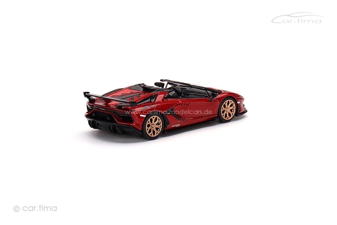 Lamborghini Aventador SVJ Roadster Rosso Efesto MINI GT 1:64 MGT00506-L