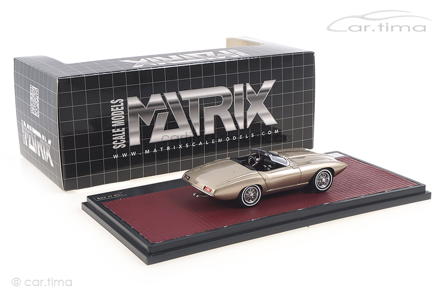 Ford XP Bordinat Cobra Concept 1965 silber Matrix 1:43 MX50603-041 Ford XP Bordinat Cobra Concept 1965 silber Matrix 1:43 MX50603-041