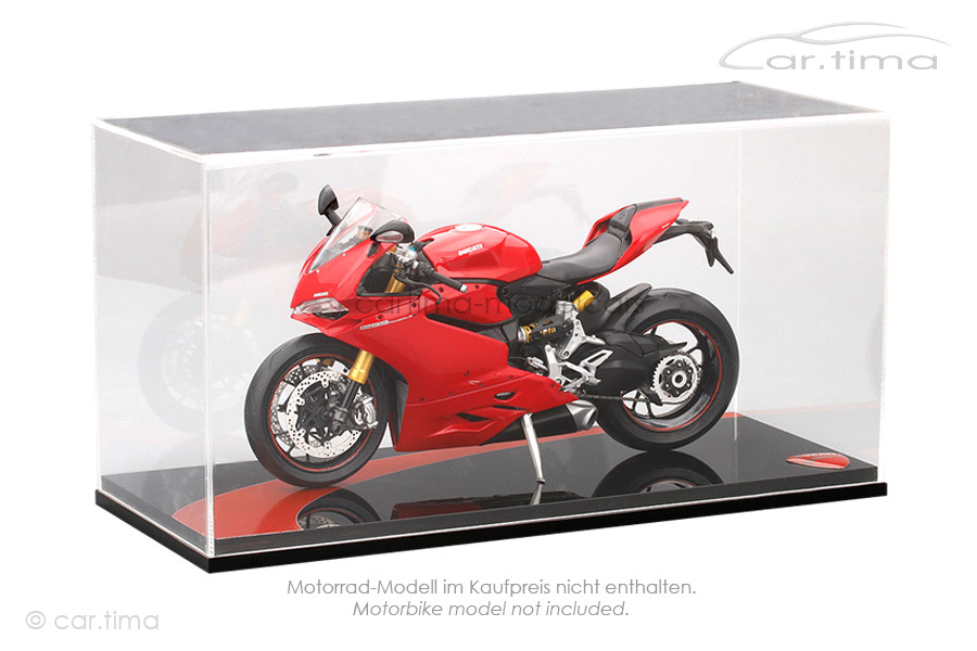 Vitrine/Display case Ducati schwarz 235x101x124 mm TSM 1:12 TSMAC0007