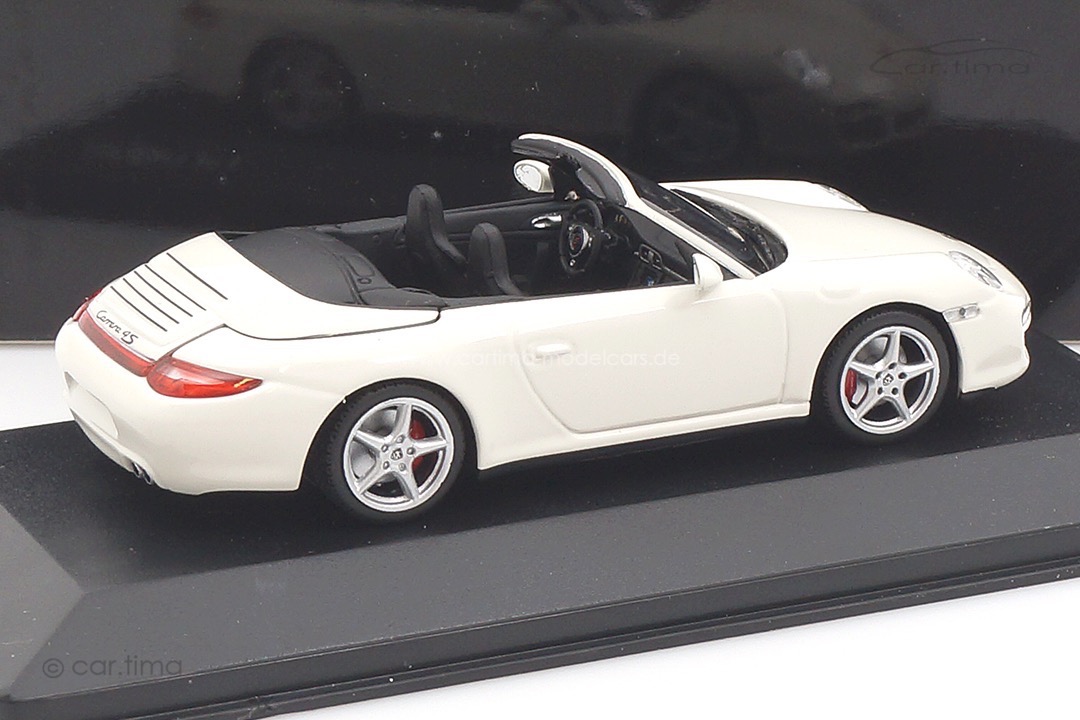 Porsche 911 (997 II) Carrera 4S Cabriolet Carraraweiß Minichamps 1:43 400066431