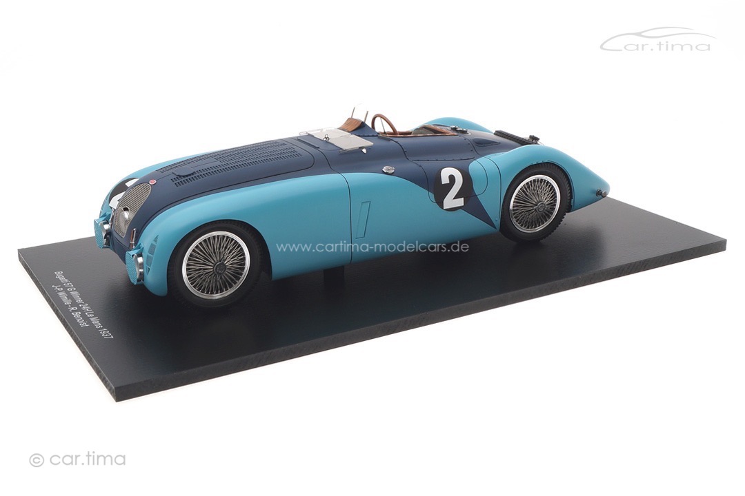 Bugatti 57 G Winner 24h Le Mans 1937 Wimille/Benoist Spark 1:18 18LM37