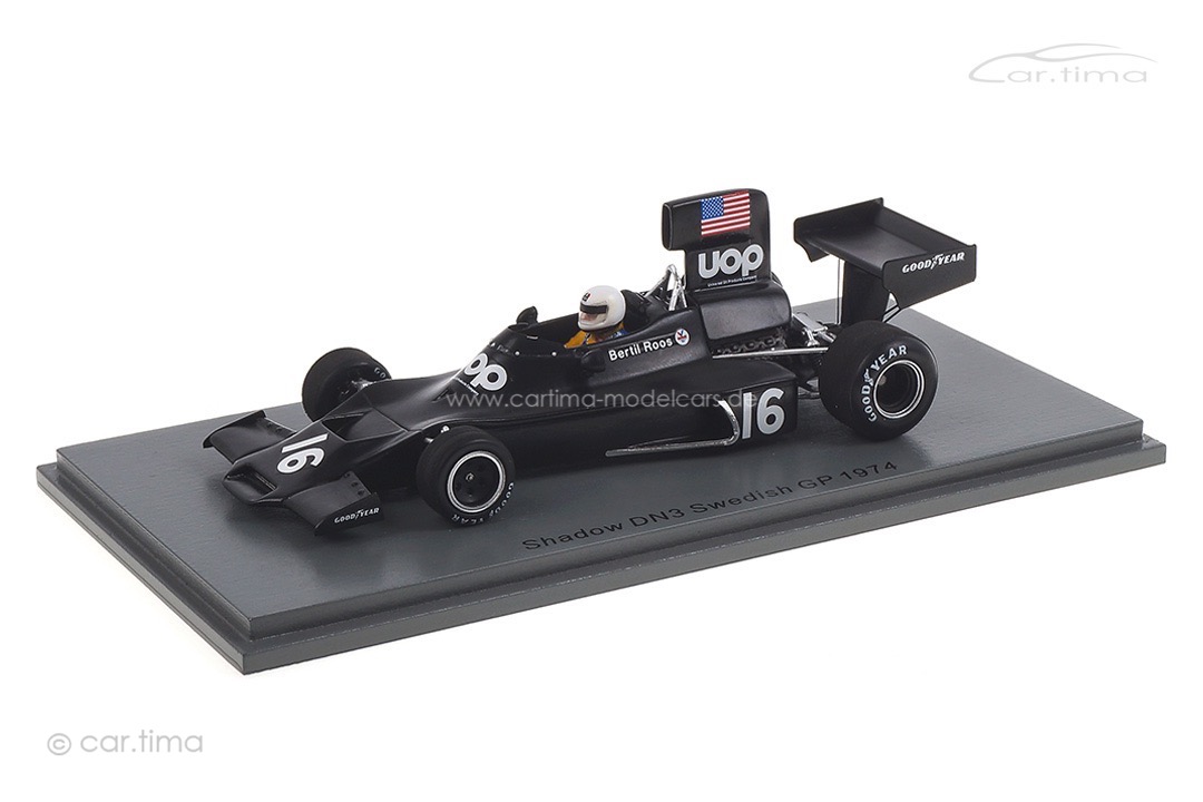Shadow DN3 GP Schweden 1974 Bertil Roos Spark 1:43 S3843