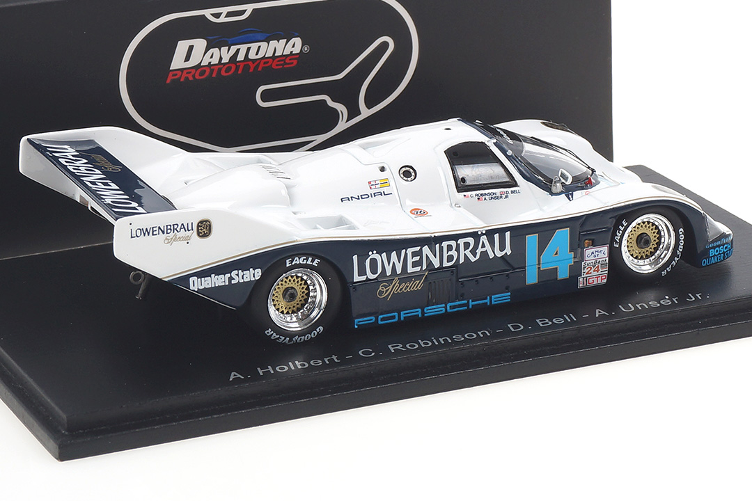 Porsche 962 Winner 24h Daytona 1987 Bell/Holbert/Robinson/Unser Jr. Spark 1:43 43DA87 Porsche 962 Winner 24h Daytona 1987 Bell/Holbert/Robinson/Unser Jr. Spark 1:43 43DA87
