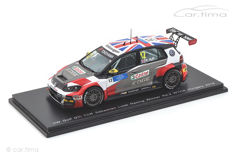 Volkswagen Golf GTI TCR Winner Ungarn 2018 Rob Huff Spark 1:43 S5056 Volkswagen Golf GTI TCR Winner Ungarn 2018 Rob Huff Spark 1:43 S5056