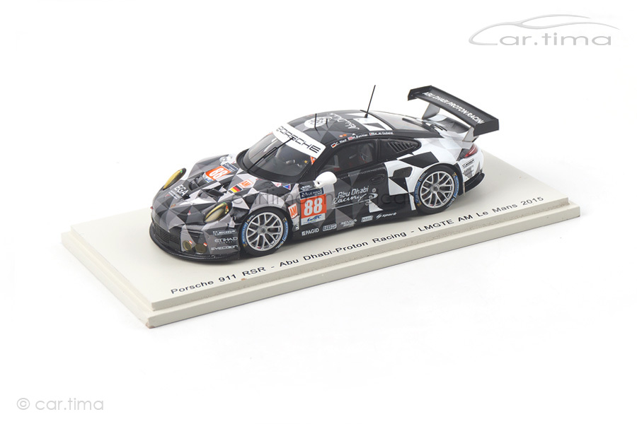 Porsche 911 RSR 24h Le Mans 2015 Al Qubaisi/Bachler/Ried Spark 1:43 S4673 Porsche 911 RSR 24h Le Mans 2015 Al Qubaisi/Bachler/Ried Spark 1:43 S4673