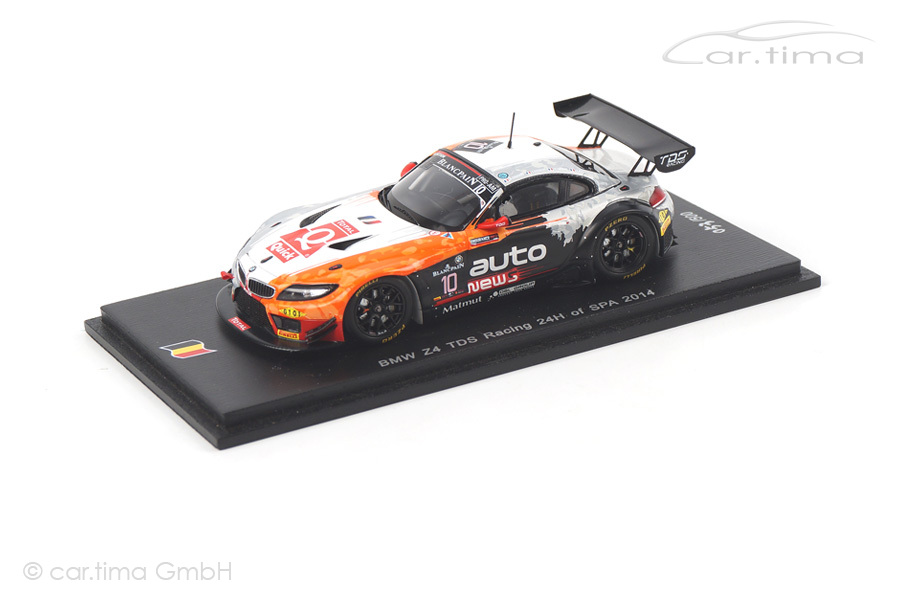 BMW Z4 24h Spa 2014 Armindo/Clement/Lariche/Pla Spark 1:43 SB078