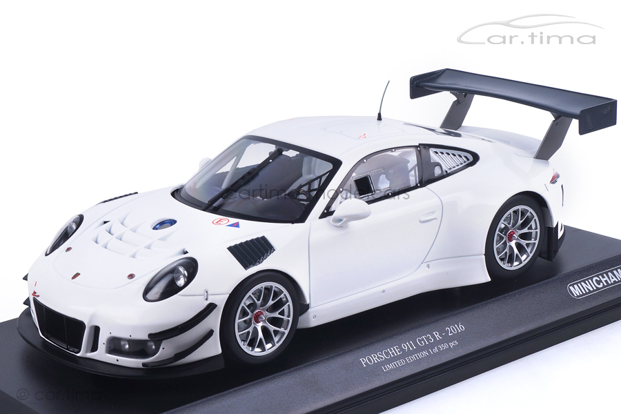 Porsche 911 (991) GT3 R Plain Body Version weiß Minichamps 1:18 153166000 Porsche 911 (991) GT3 R Plain Body Version weiß Minichamps 1:18 153166000
