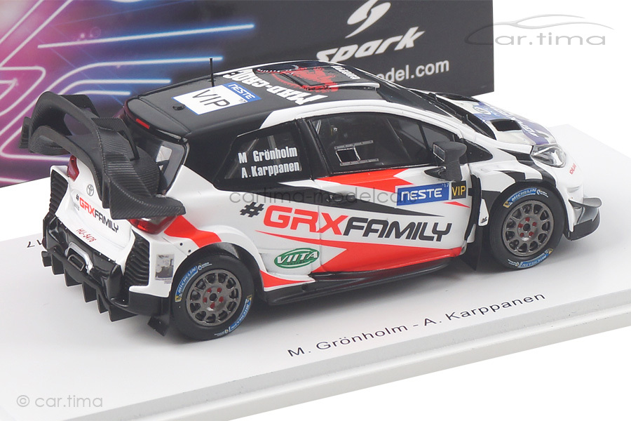 Toyota Yaris WRC Presentation VIP Rally Finland 2017 Grönholm/Karppanen Spark 1:43 S5170 Toyota Yaris WRC Presentation VIP Rally Finland 2017 Grönholm/Karppanen Spark 1:43 S5170