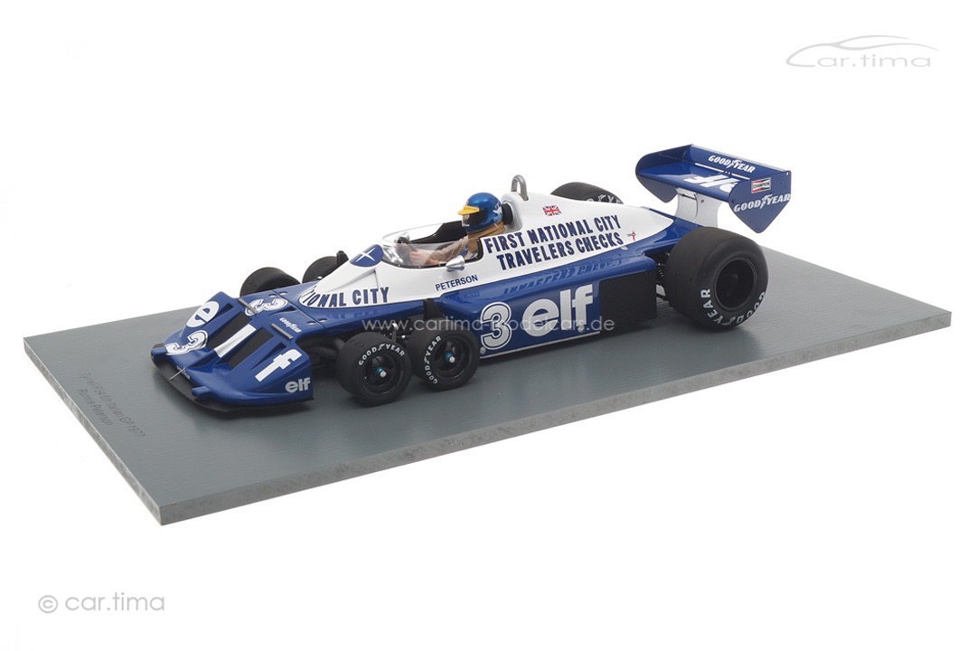 Tyrrell P34 GP Italien 1977 Ronnie Peterson Spark 1:18 18S573 Tyrrell P34 GP Italien 1977 Ronnie Peterson Spark 1:18 18S573