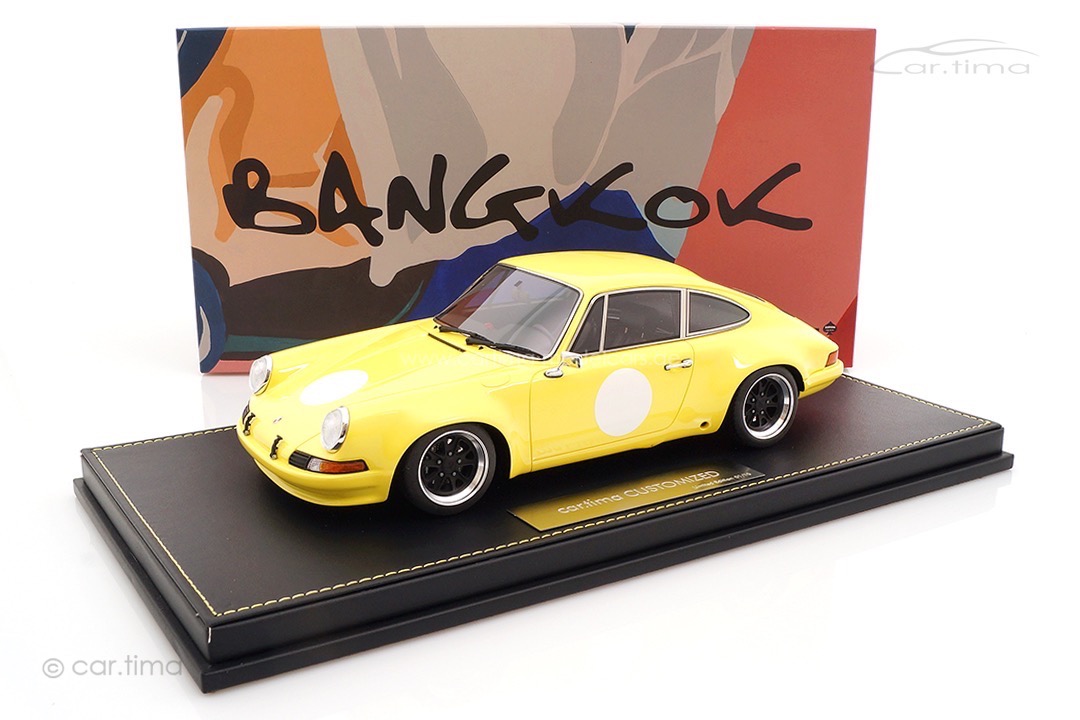 Porsche 911 ST Hellgelb 52outlaw in Echtaluminium car.tima CUSTOMIZED 1:18
