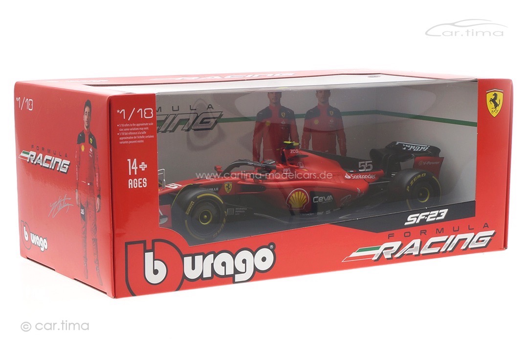 Ferrari SF23 GP 2023 Carlos Sainz Bburago 1:18 18-16812SA