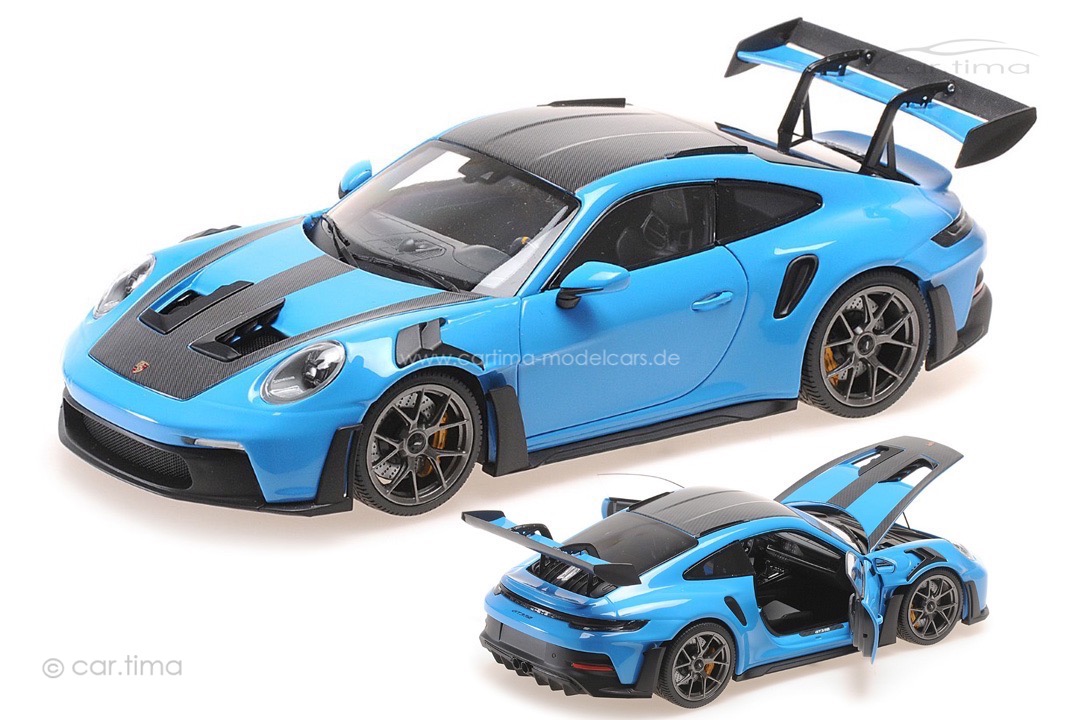 Porsche 911 (992) GT3 RS Weissach Package blau Minichamps 1:18 110062022