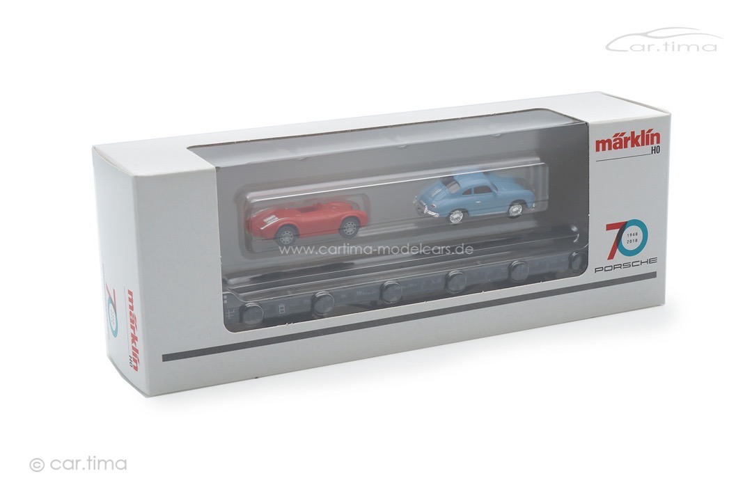 Autotransportwagen 70 Jahre Porsche-Sportwagen 2 Märklin H0 45052