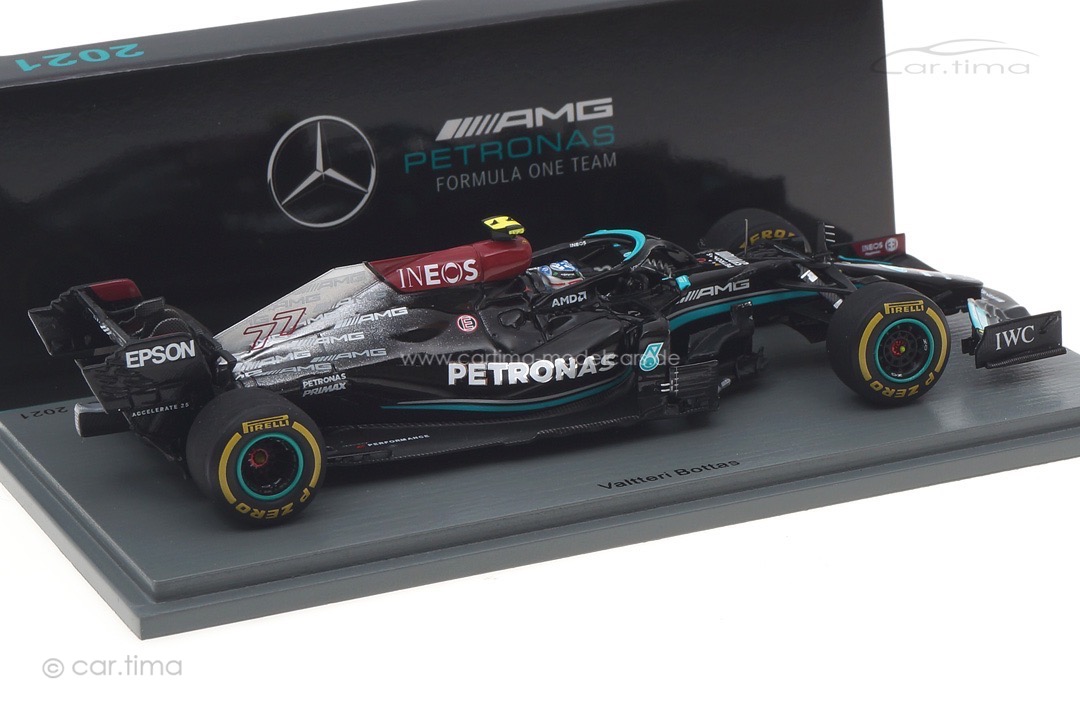 Mercedes-AMG W12 GP Bahrain 2021 Valtteri Bottas Spark 1:43 S7661