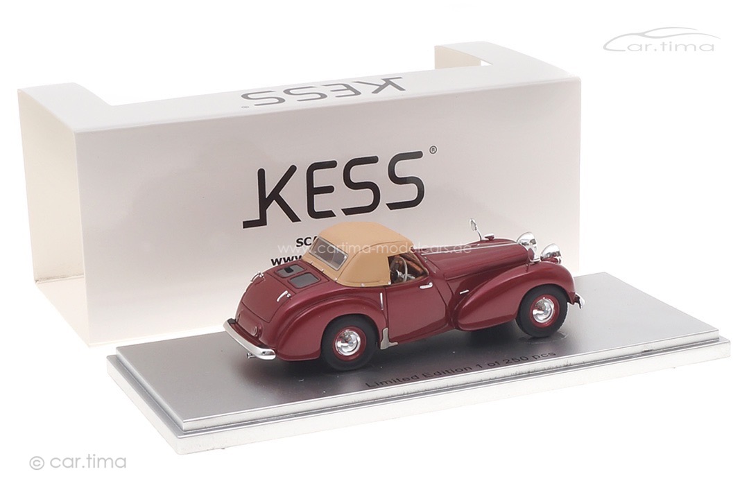 Triumph Roadster Closed 1949 rot met. Kess 1:43 KE43057001 Triumph Roadster Closed 1949 rot met. Kess 1:43 KE43057001