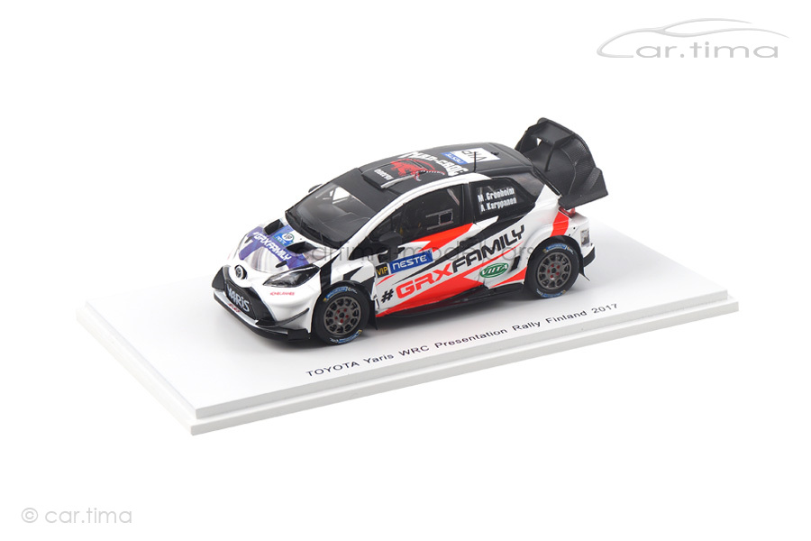 Toyota Yaris WRC Presentation VIP Rally Finland 2017 Grönholm/Karppanen Spark 1:43 S5170 Toyota Yaris WRC Presentation VIP Rally Finland 2017 Grönholm/Karppanen Spark 1:43 S5170