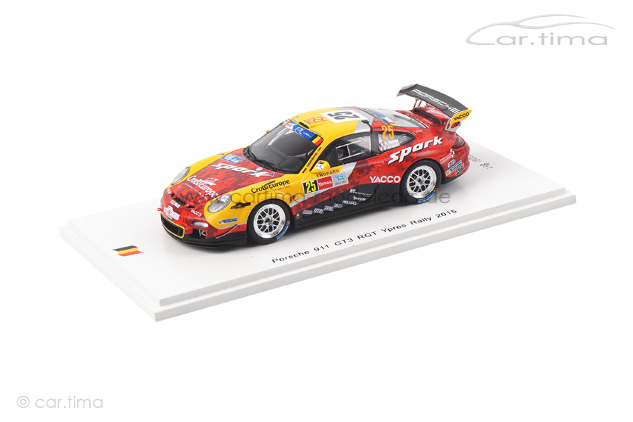 Porsche 911 (997 II) GT3 RGT Ypres Rally 2015 Dumas/Giraudet Spark 1:43 SB104