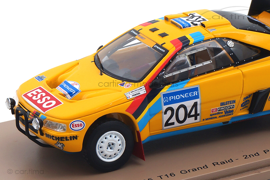 Peugeot 405 T16 Grand Raid Paris Dakar 1990 Waldegard/Fenouil Spark 1:43 S5625 Peugeot 405 T16 Grand Raid Paris Dakar 1990 Waldegard/Fenouil Spark 1:43 S5625