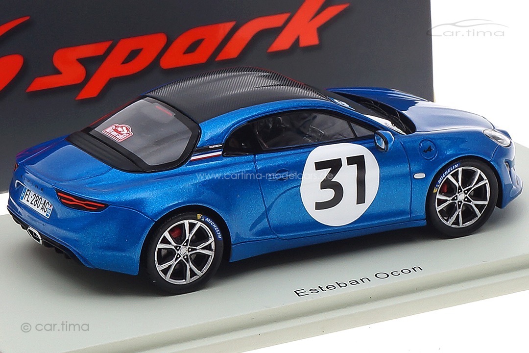 Alpine A110S Rallye Monte Carlo 2021 Esteban Ocon Spark 1:43 S6576 Alpine A110S Rallye Monte Carlo 2021 Esteban Ocon Spark 1:43 S6576