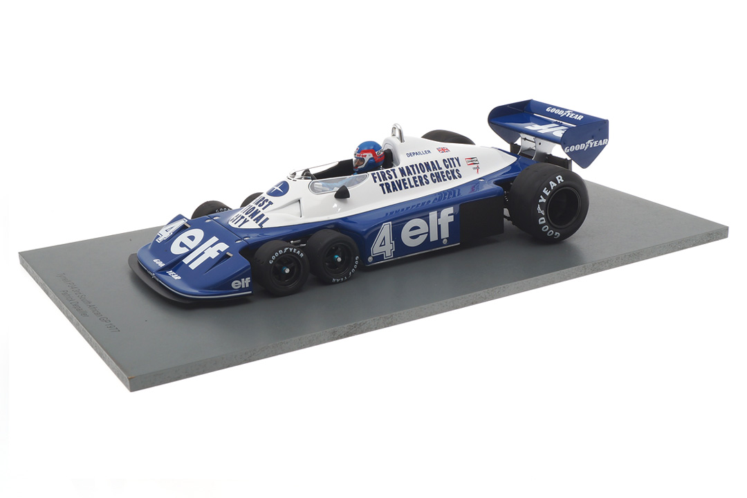 Tyrrell P34 GP Süd Afrika 1977 Patrick Depailler Spark 1:18 18S571