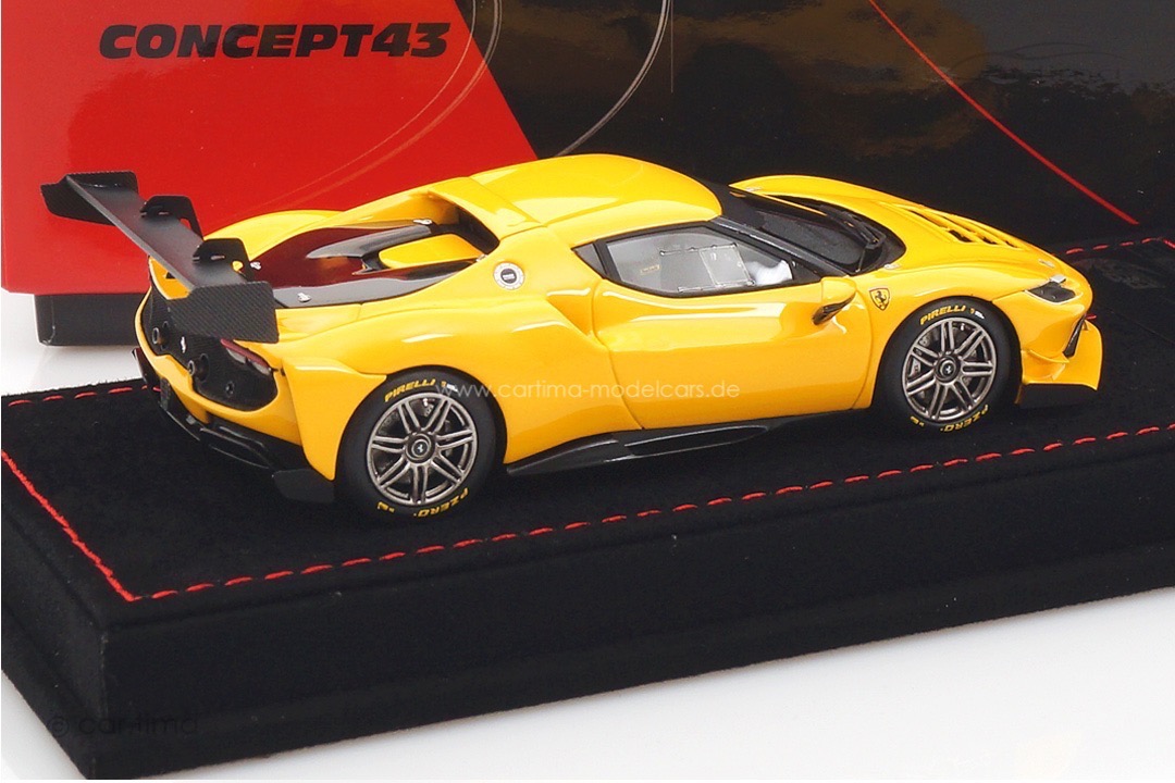 Ferrari 296 Challenge Giallo Modena BBR 1:43 BBRC293B